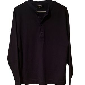 Murano Black Wool Blend Pullover Sweater